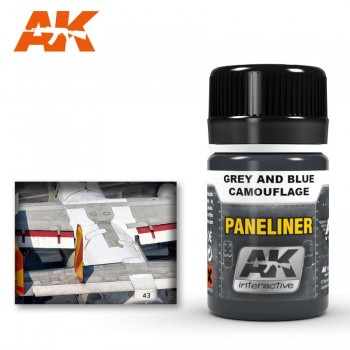 AK PANELINER FOR GREY AND BLUE CAMOUFLAGE AK2072